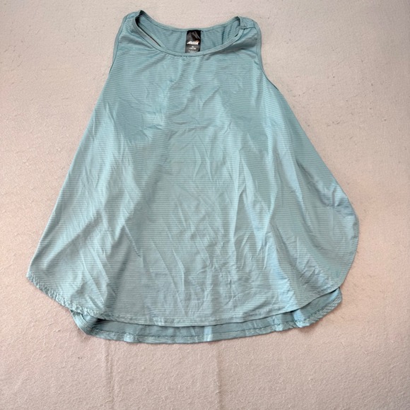 Avia Women's XL Athletic Racerback Tank Top – Blue Striped Sleeveless Activewear - Picture 1 of 8